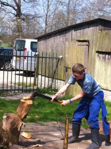 Hout hakken