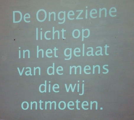 Ongeziene licht op in gelaat ander